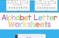 Printable Alphabet Letter Worksheets Fun With Mama