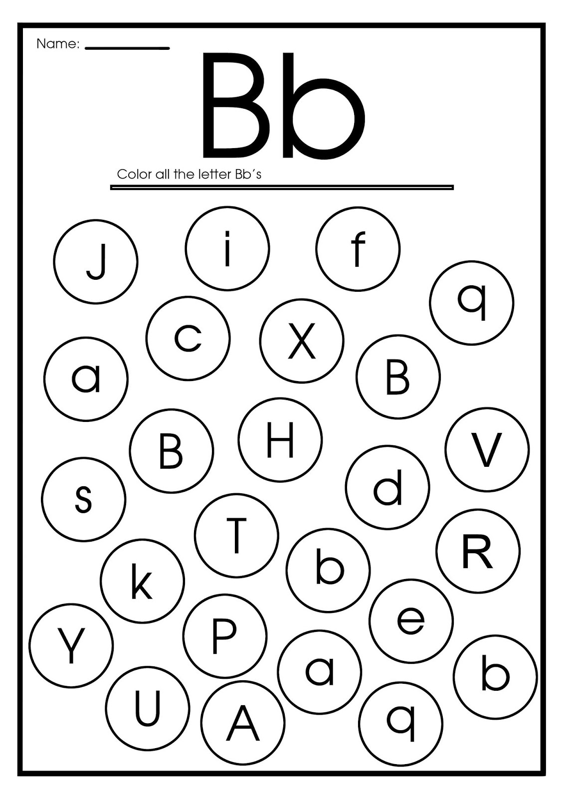 Free Printable Find Letter B Tracing Worksheets Dot To Dot Name 