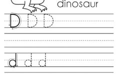 Letter D Tracing Worksheets Preschool AlphabetWorksheetsFree