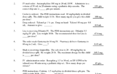Medical Math Worksheets Printable Worksheets And Activities For