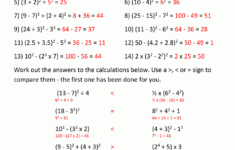 Order Of Operations Free Printable Worksheets With Answers Free Printable