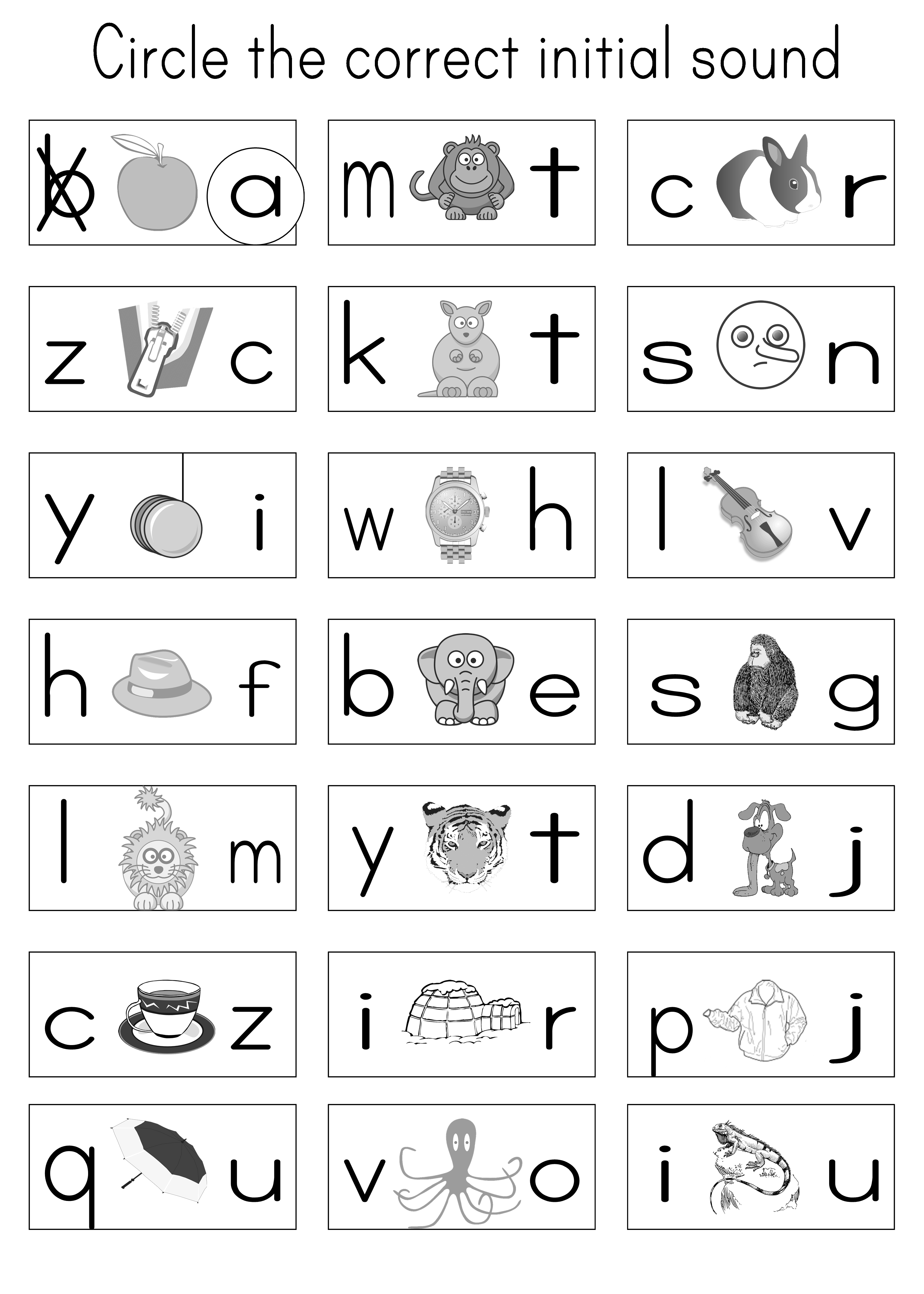 Printable Phonics Worksheets Printable Worksheets
