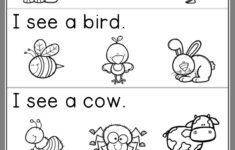 Preschool Pre K Reading Worksheets January 2021