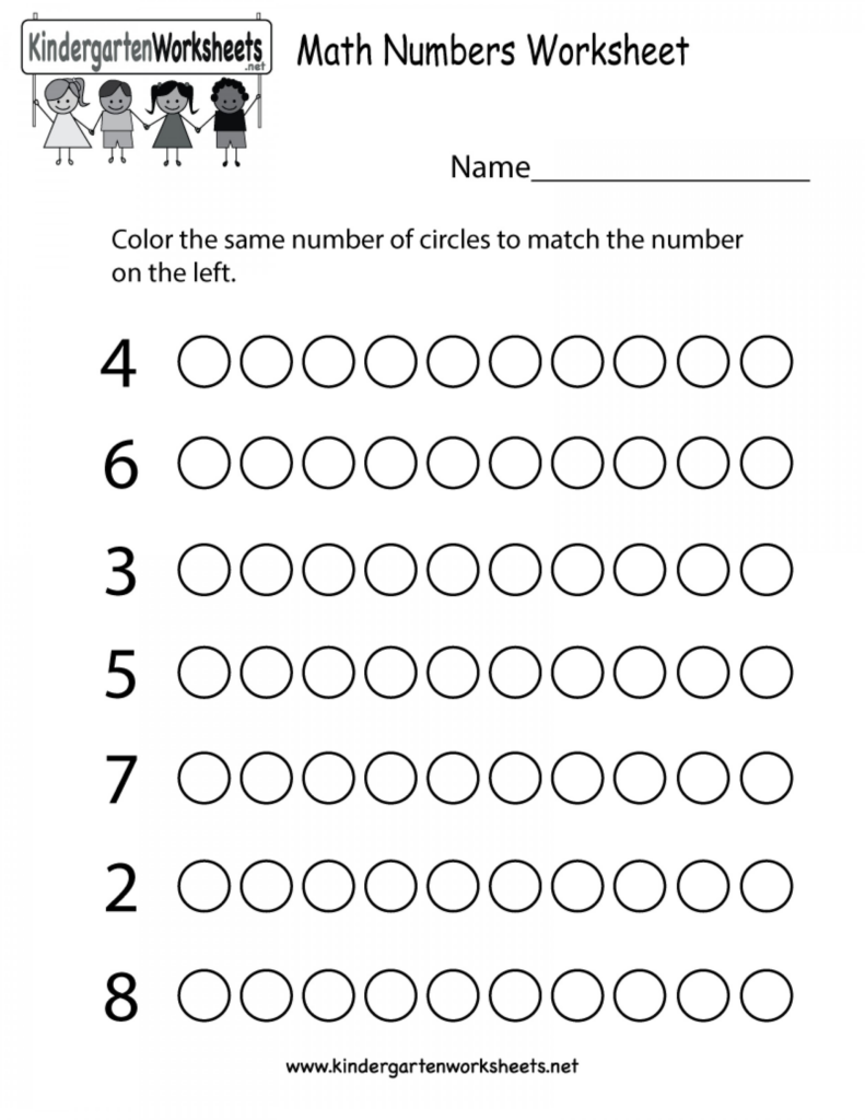 printable preschool worksheets numbers | Printable Worksheets