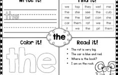 Free Printable Tracing Sight Words Worksheet Name Tracing Generator Free