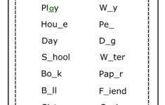 Free Printable Spelling Worksheets For Grade 1 To 4 PDF Number Dyslexia