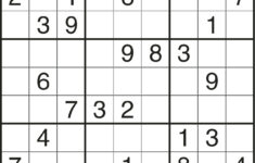 PRINTABLE SUDOKU