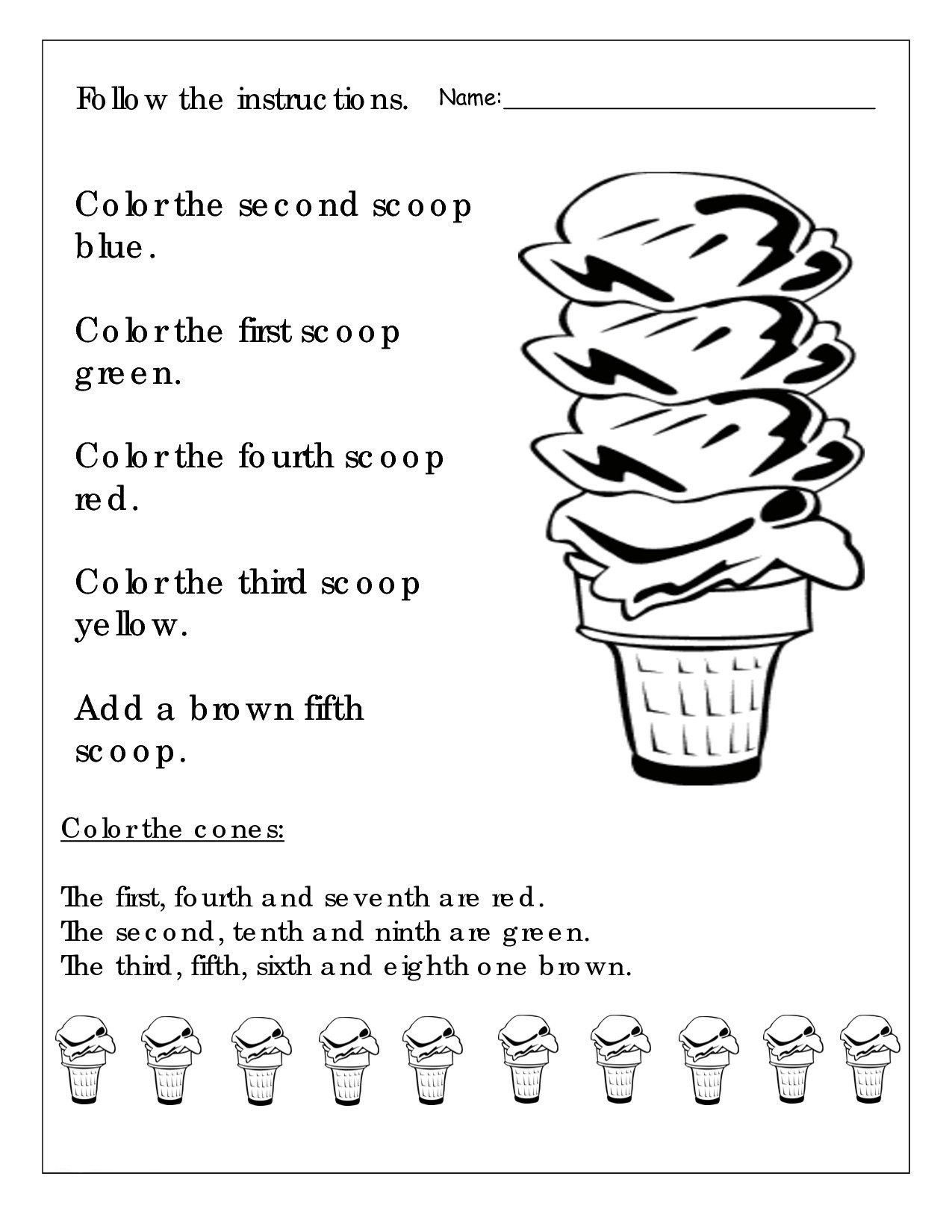 Printable Worksheets For 1st Grade Printable Worksheets