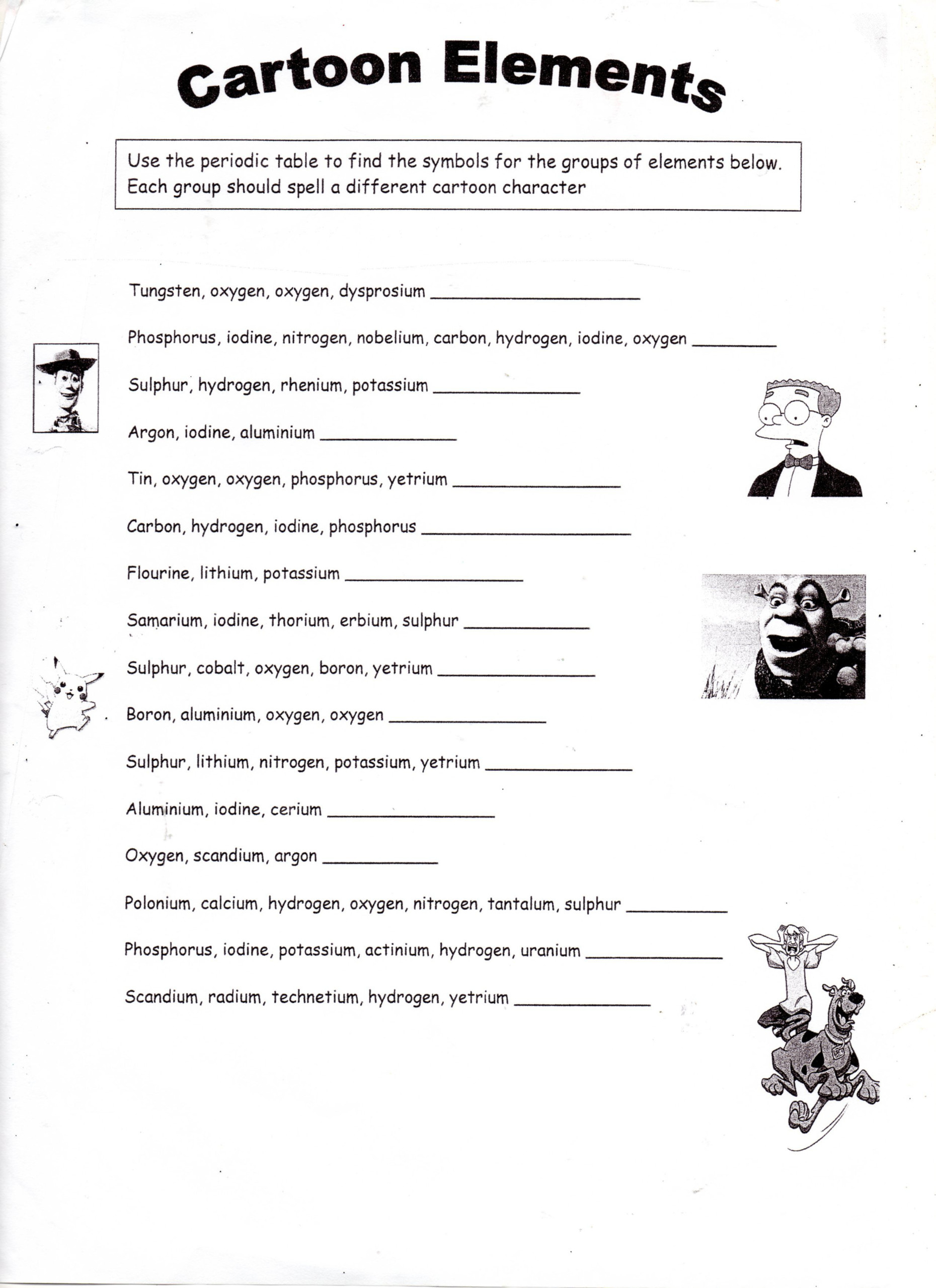 Science Worksheets For Middle School Students Worksheets Free Download