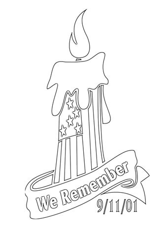 We Remember 9 11 01 Coloring Page Free Printable Coloring Pages