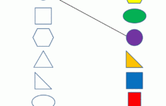 Free Shape Worksheets Kindergarten