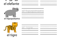 Printable Kindergarten Worksheets Printable Spanish Worksheet Free