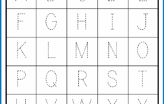 Tracing Uppercase Letters Worksheets 99Worksheets