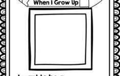 Critical When I Grow Up Printable Worksheets Barrett Website