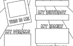 All About Me Printable Worksheets 50 FREE Printables Printabulls