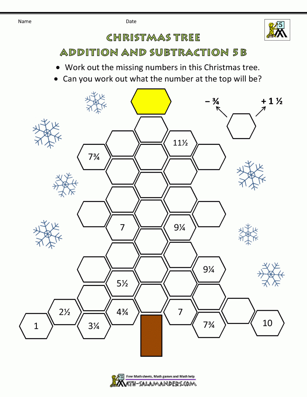 Christmas Math 5Th Grade Worksheets intended for 4Th Grade Christmas Worksheets