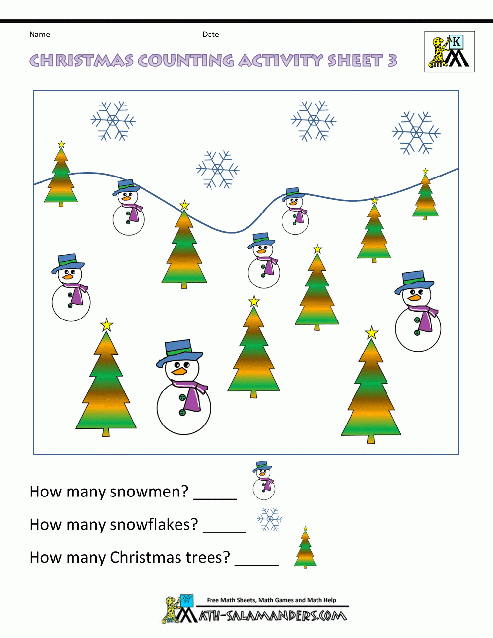 Christmas Math Activities regarding Christmas Themed Math Worksheets