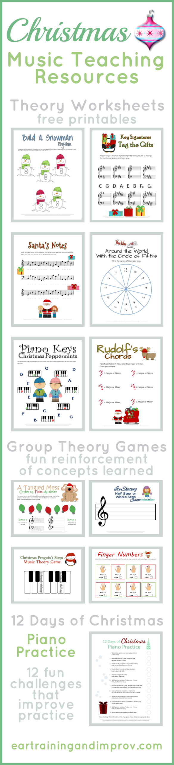 Christmas Music Theory Worksheets - 20+ Free Printables regarding Christmas Piano Worksheets