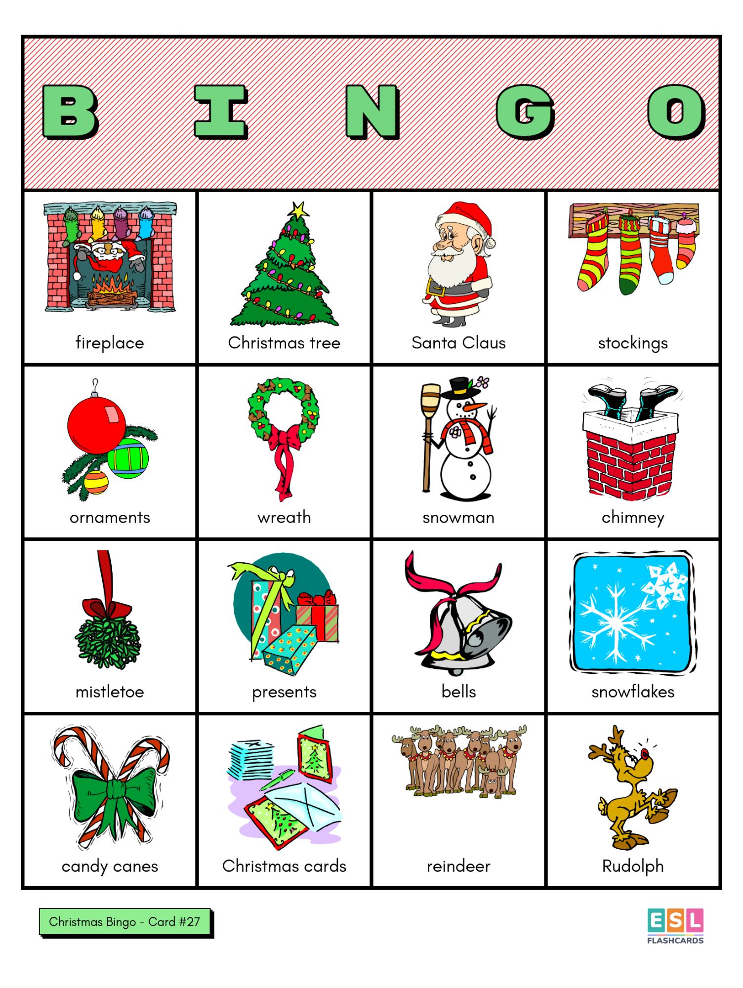 Christmas Worksheets in Esl Christmas Worksheets