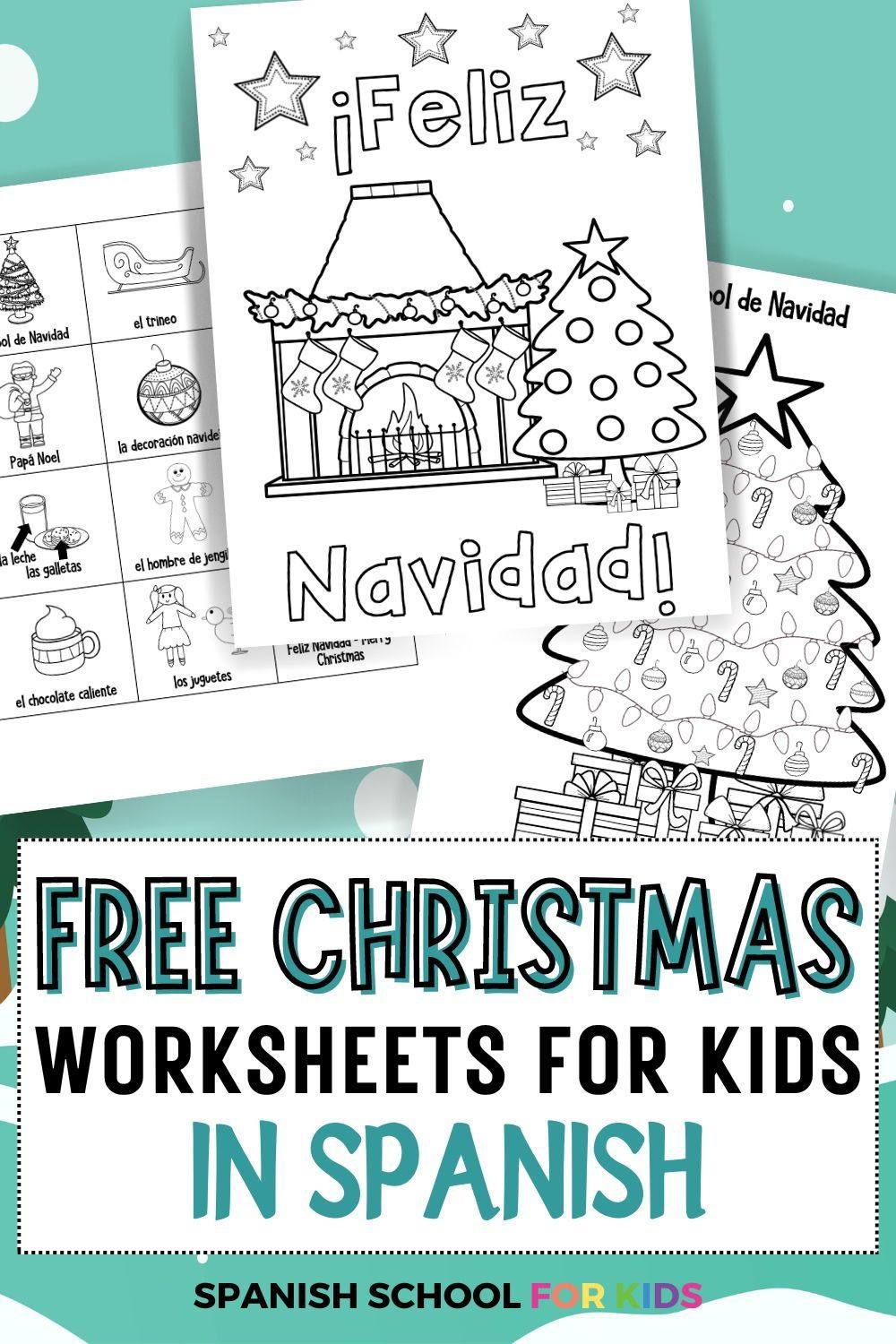 Christmas Worksheets In Spanish For Kids (Free Printables in Christmas Worksheets In Spanish