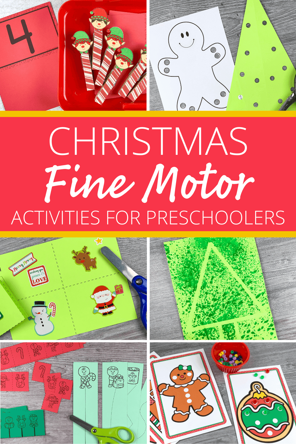 Engaging Christmas Fine Motor Activities For Your Preschoolers with regard to Christmas Fine Motor Worksheets