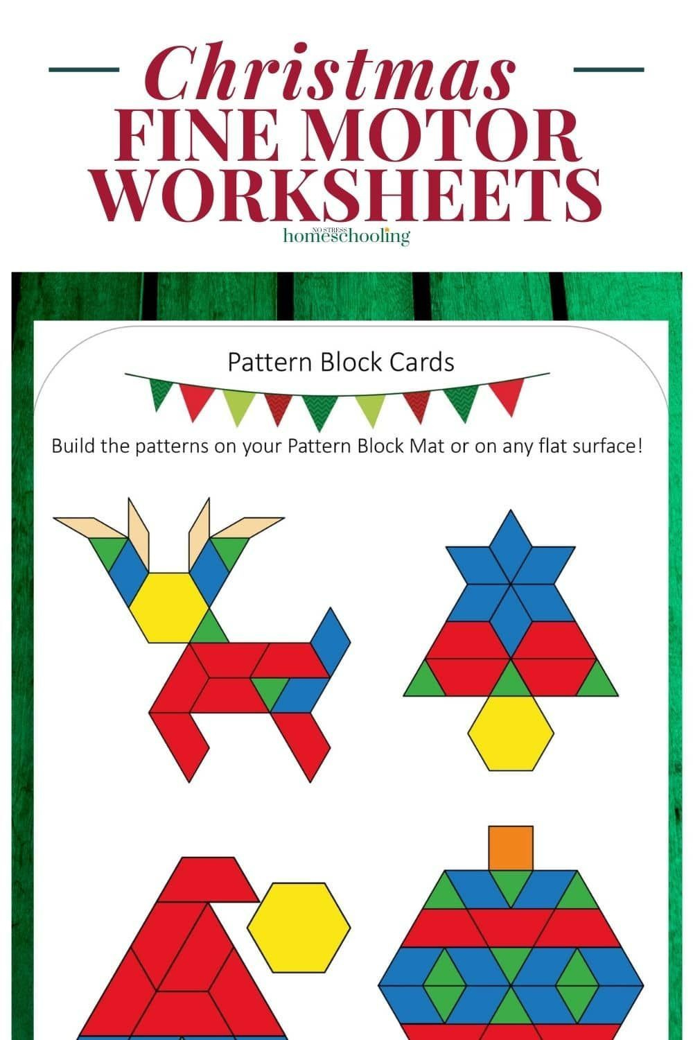 Free Christmas Fine Motor Activities For Preschoolers with Christmas Fine Motor Worksheets