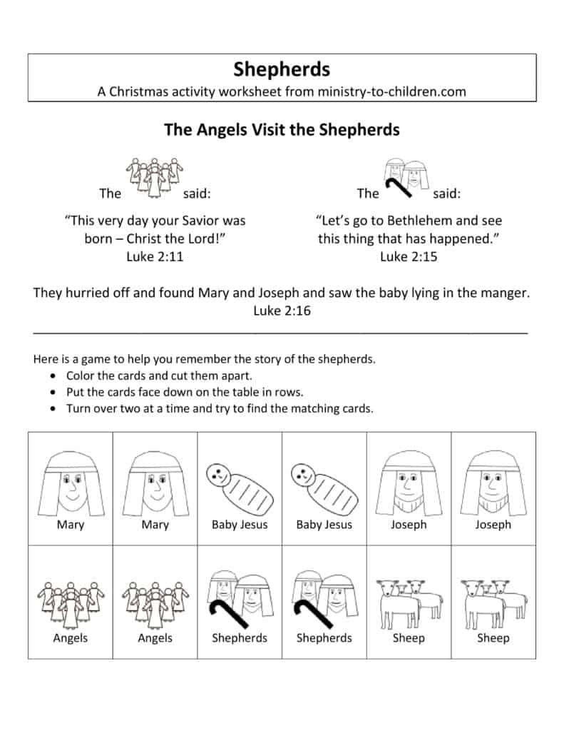 Free Christmas Worksheets For Kids (Free Printable Activity Sheets) inside Christmas Religious Worksheets