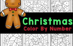 Free Printable Christmas Colornumber Worksheets inside Super Teacher Worksheets Christmas
