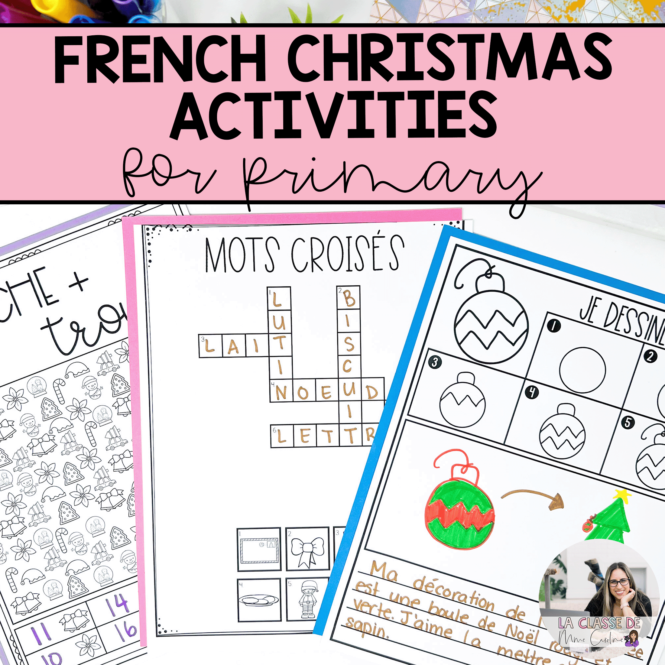 French Christmas Activities And Worksheets | Les Activités De Noël with Christmas French Worksheets