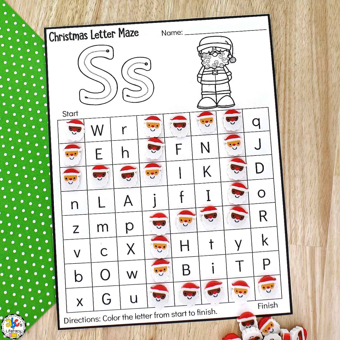 Holiday Preschool Worksheets Archives - Abc&amp;#039;S Of Literacy in Christmas Letter Worksheets