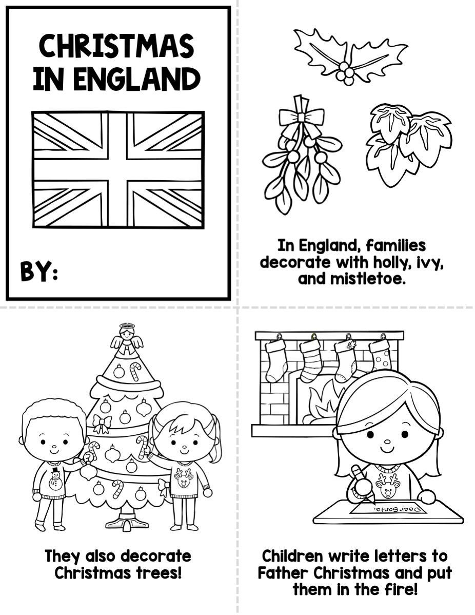 Holidays Around The World Packet - Christmas In England in Christmas In England Worksheets