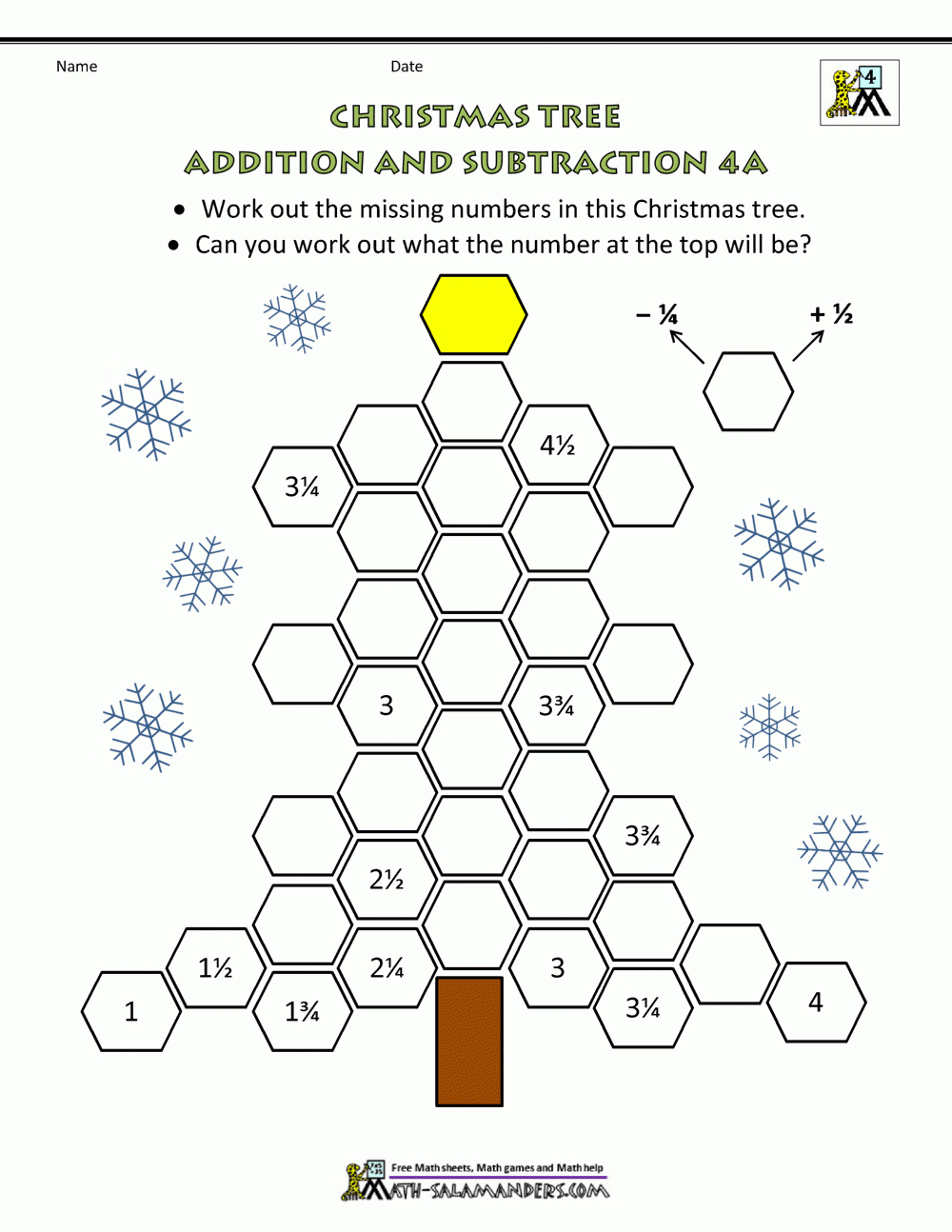 Math Christmas Activities 4Th Grade intended for Christmas Worksheets 3Rd Grade