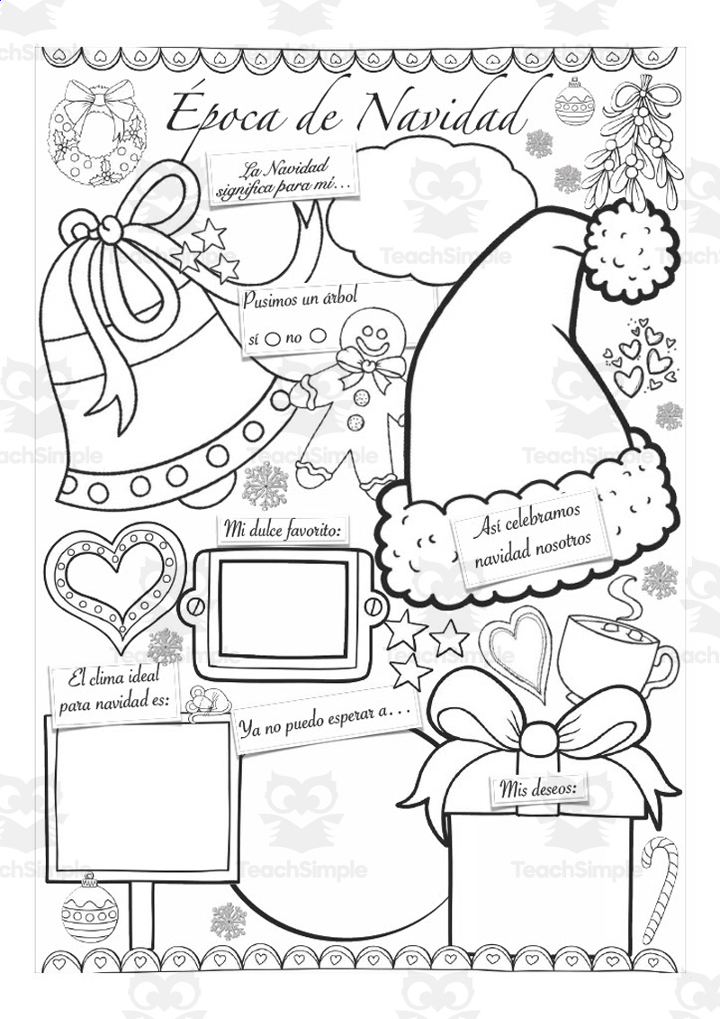 Spanish: Christmas Season | All About Worksheetsteach Simple regarding Christmas Worksheets In Spanish