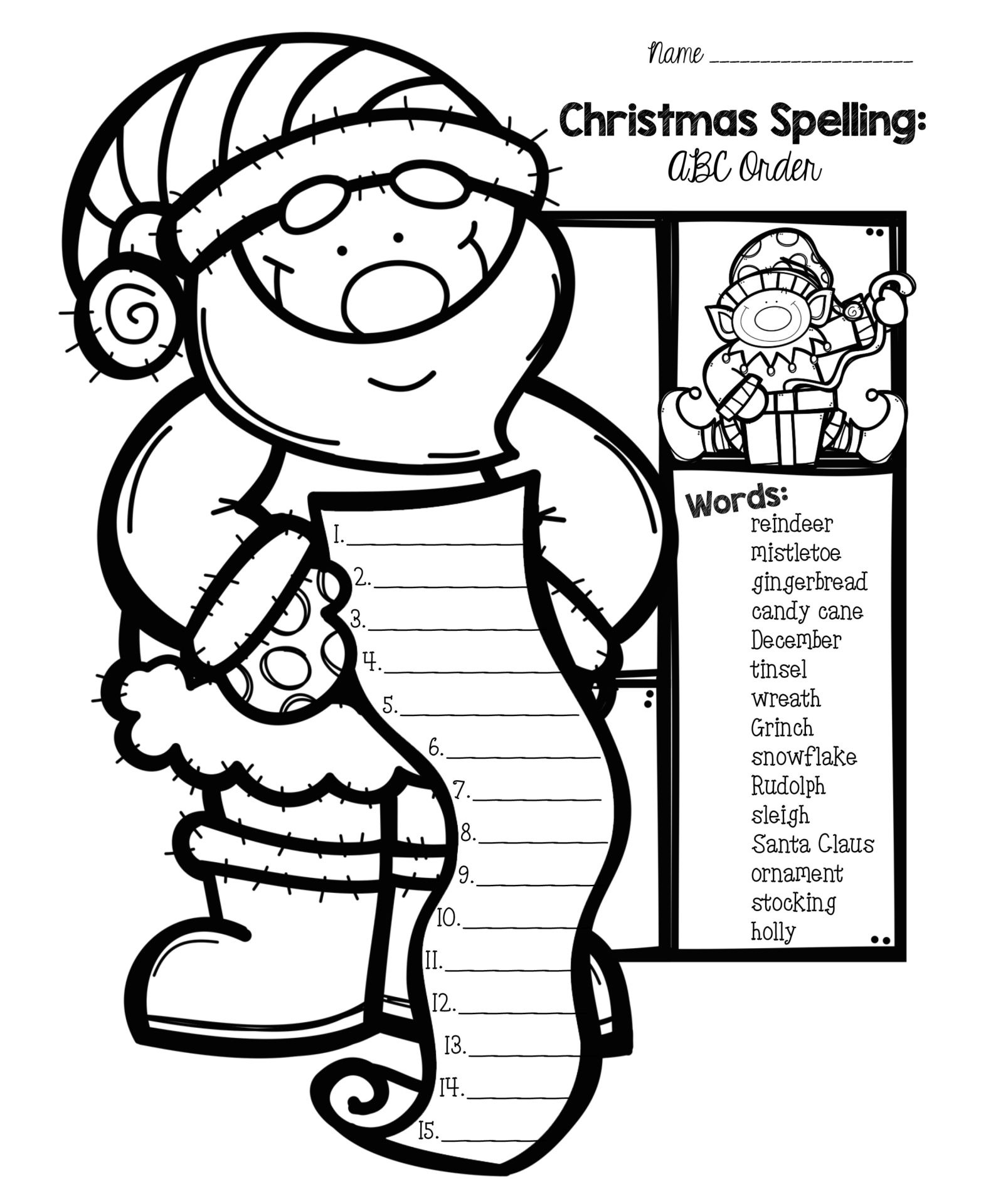 Worksheets For 1St Grade Christmas Activities - 15 Free Pdf pertaining to Christmas Worksheets 1St Grade