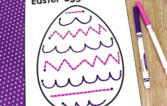 Easter Tracing Worksheets throughout Easter Egg Tracing Worksheets
