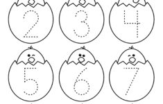 Number Tracing Easter Worksheet (1-10). Teachersmag for Super Teacher Worksheets Easter