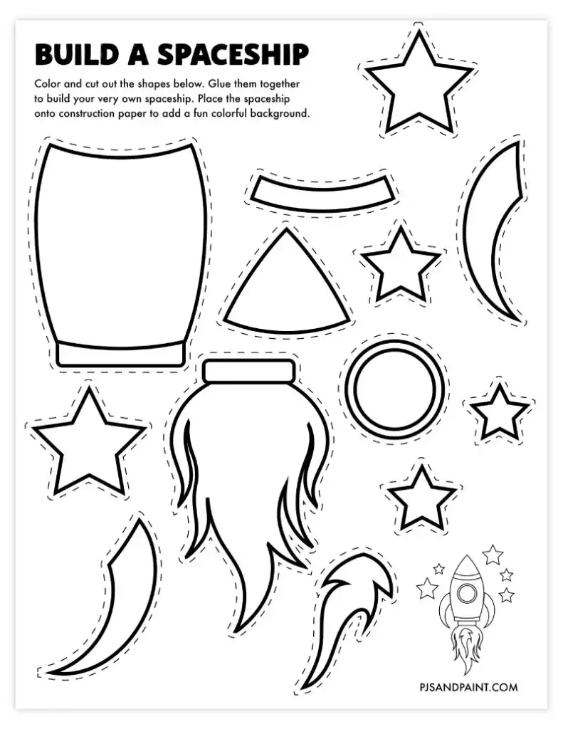 102 Free Printable &amp;quot;Build Your Own&amp;quot; Crafts - Pjs And Paint with regard to Free Printable Arts and Crafts Worksheets