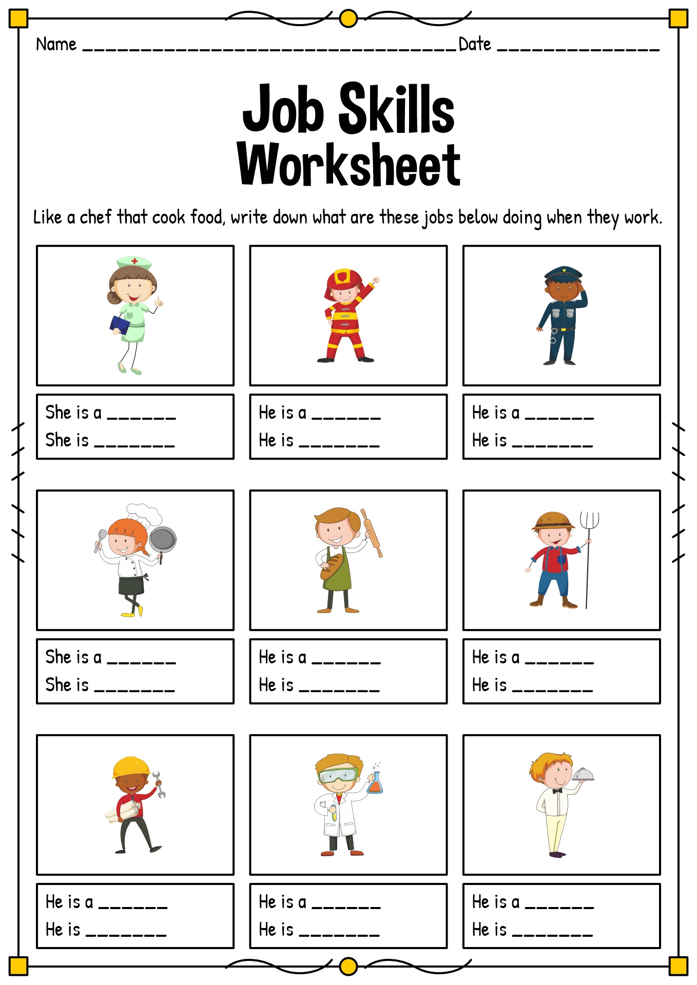 16 Teaching Job Skills Worksheets - Free Pdf At Worksheeto inside Free Printable Job Skills Worksheets