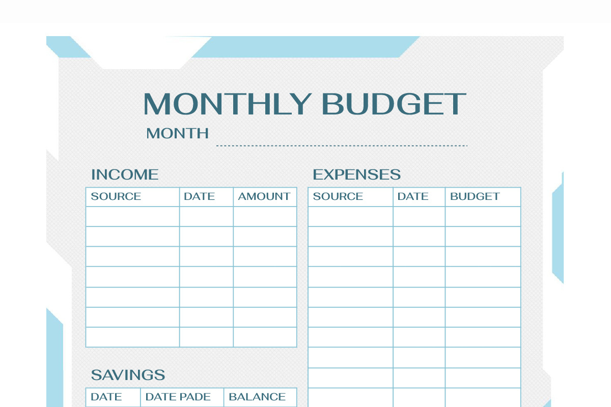 200+ Free Budget Templates In Google Sheets And Excel | Thegoodocs for Single Person Free Printable Monthly Budget Worksheets