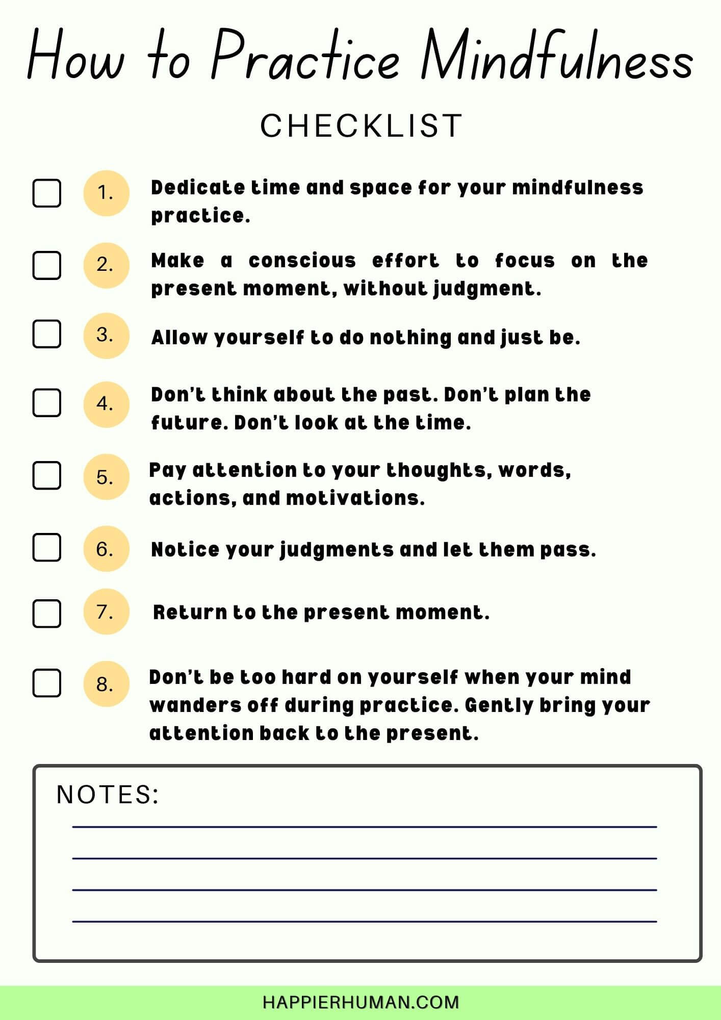 23 Printable Mindfulness Worksheets For Adults In 2024 - Happier Human with Free Printable Mindfulness Worksheets For Adults