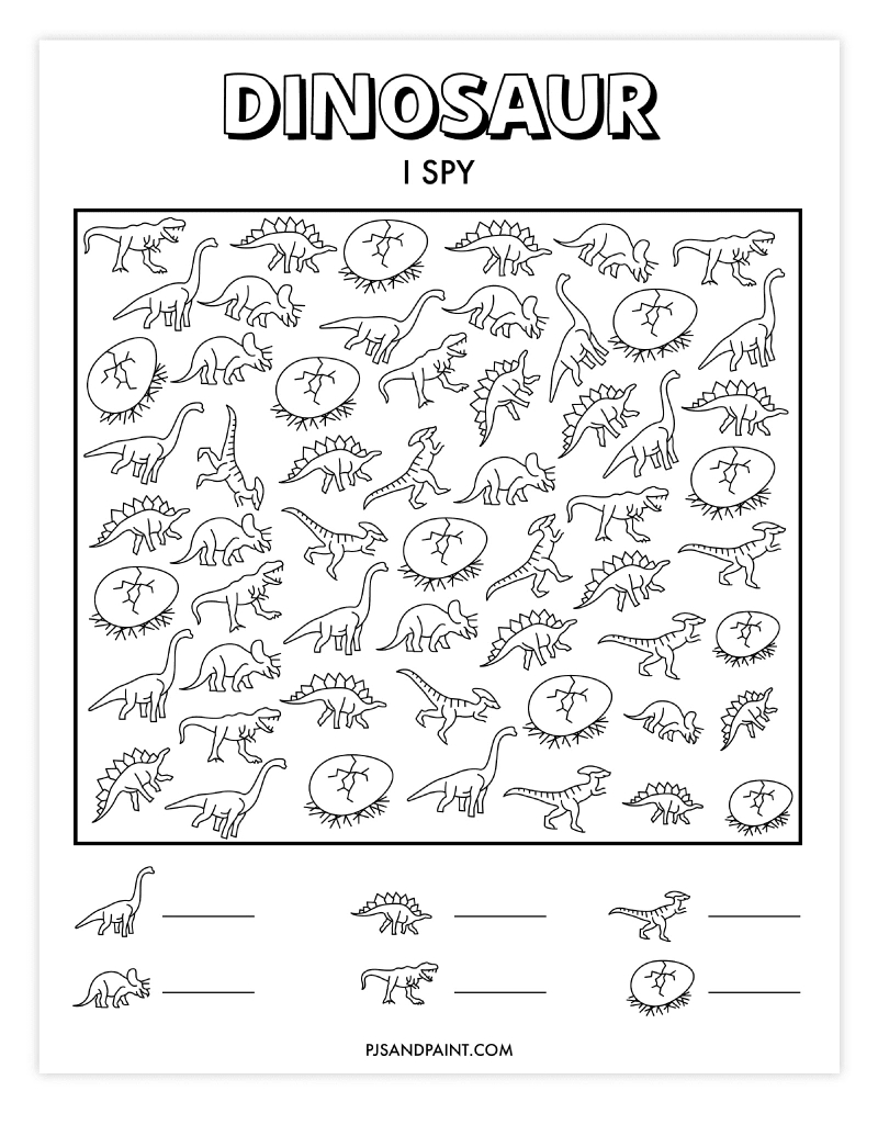 28 Free Printable I Spy Games - Pjs And Paint throughout Free Printable Activity Worksheets