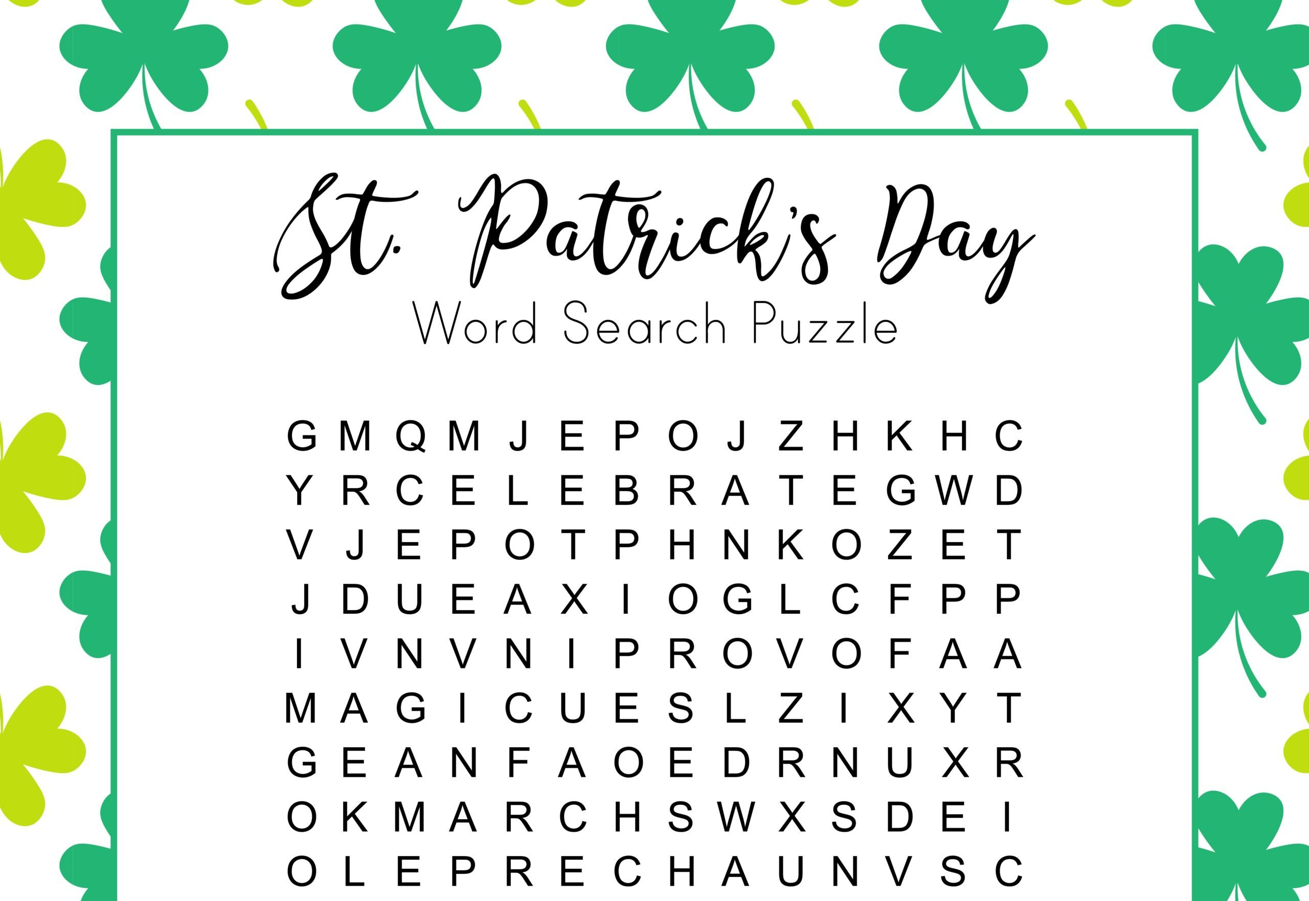 30 Free St. Patrick&amp;#039;S Day Printables For Kids - Saving Talents intended for Free Printable St Patrick&amp;amp;#039;s Day Worksheets
