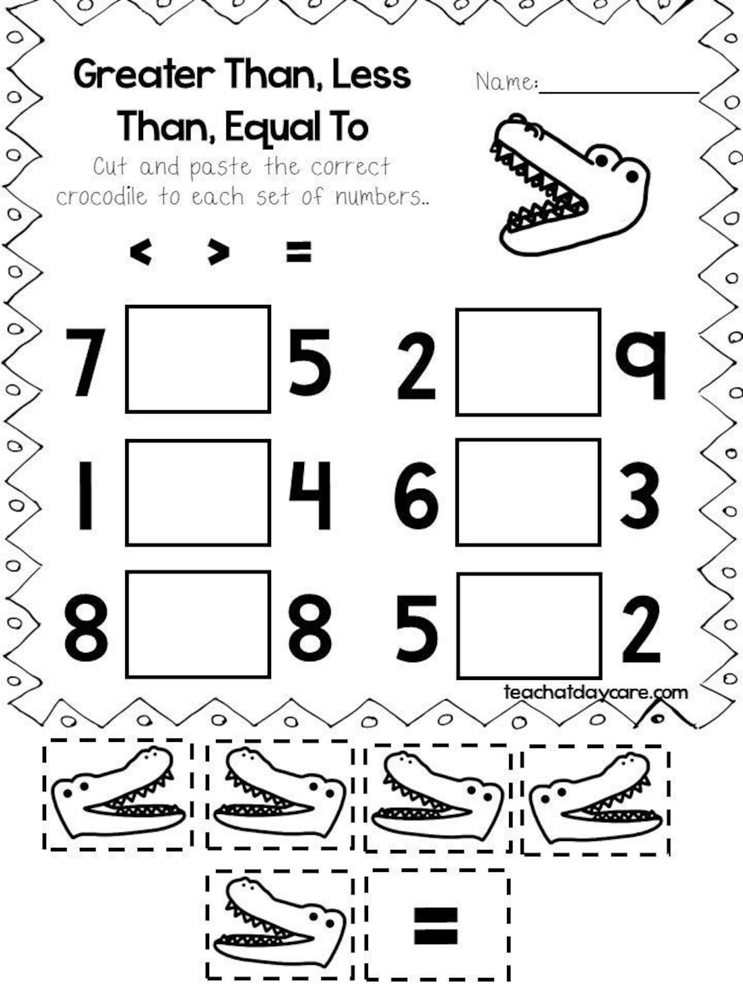 30 Printable Greater Than Less Than Equal To Worksheets. Preschool intended for Greater Than Less Than Worksheets Free Printable