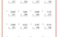 3Rd Grade Addition Worksheets with Free Printable Math Worksheets 3rd Grade