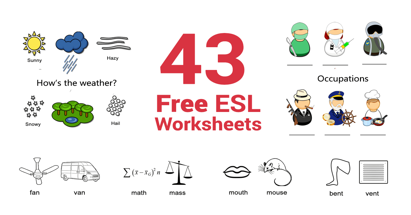43 Free Esl Worksheets For English Teachers - All Esl intended for Free Printable Esl Worksheets