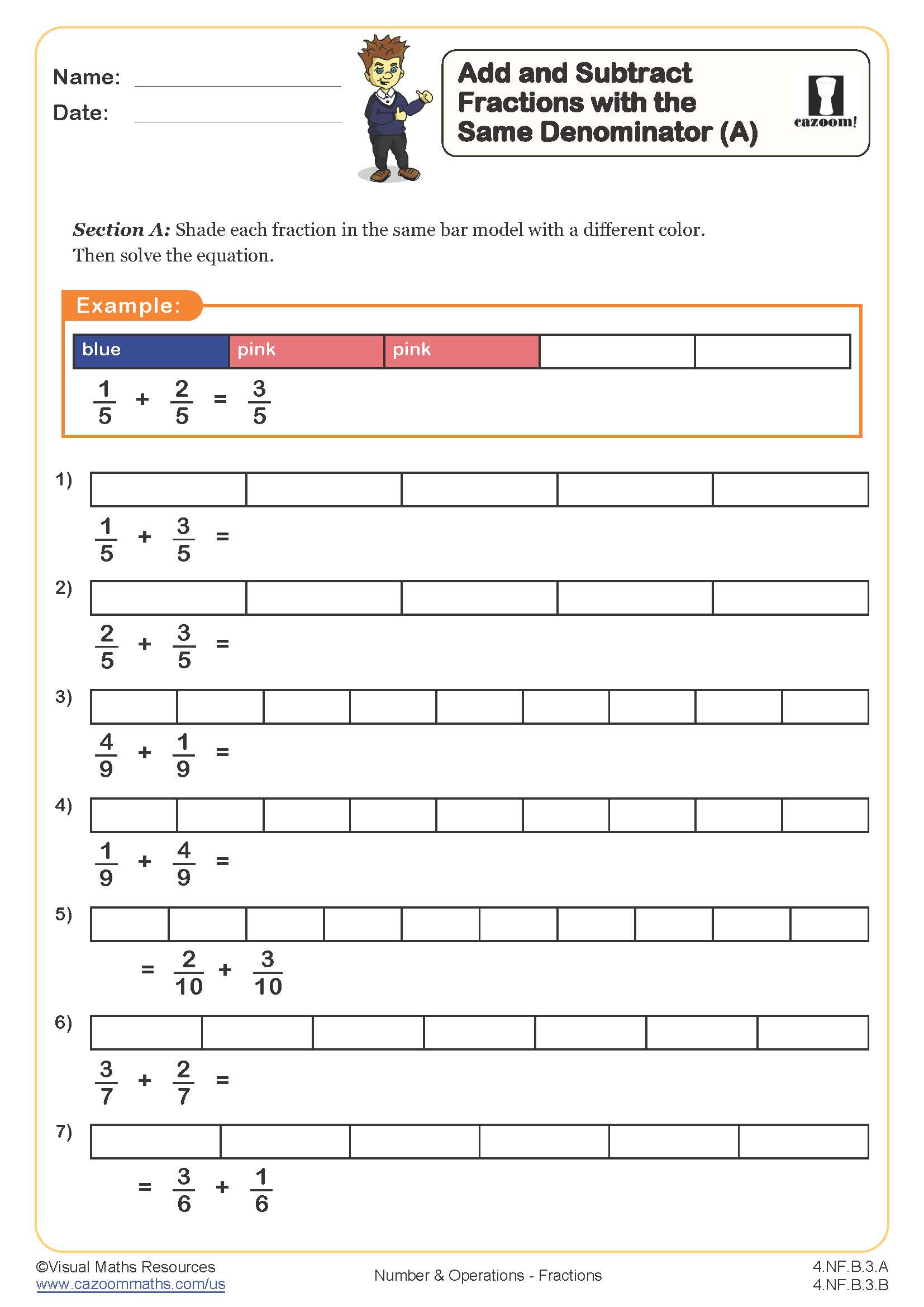 4Th Grade Math Worksheets Pdf | Printable Math Worksheets | Cazoom in 4Th Grade Free Printable Worksheets