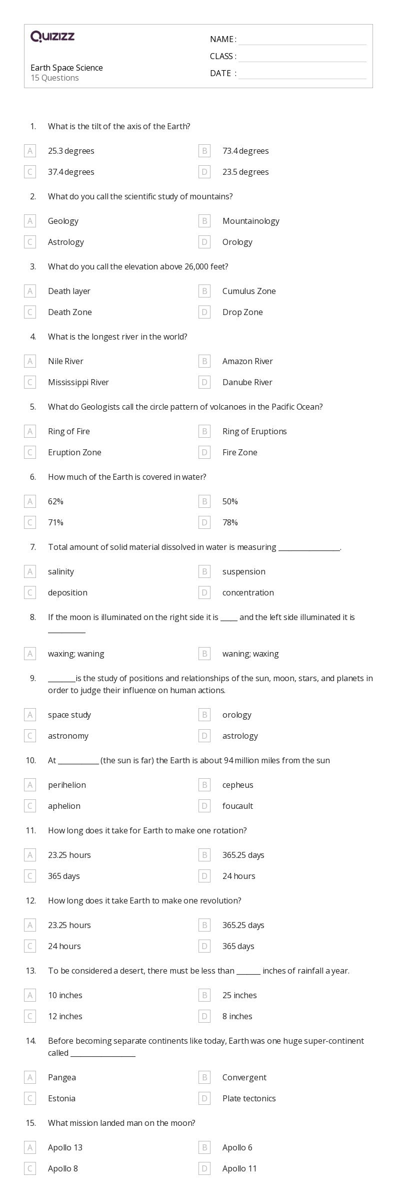 50+ Science Worksheets For 7Th Grade On Quizizz | Free &amp;amp; Printable intended for Free Printable 7th Grade Science Worksheets