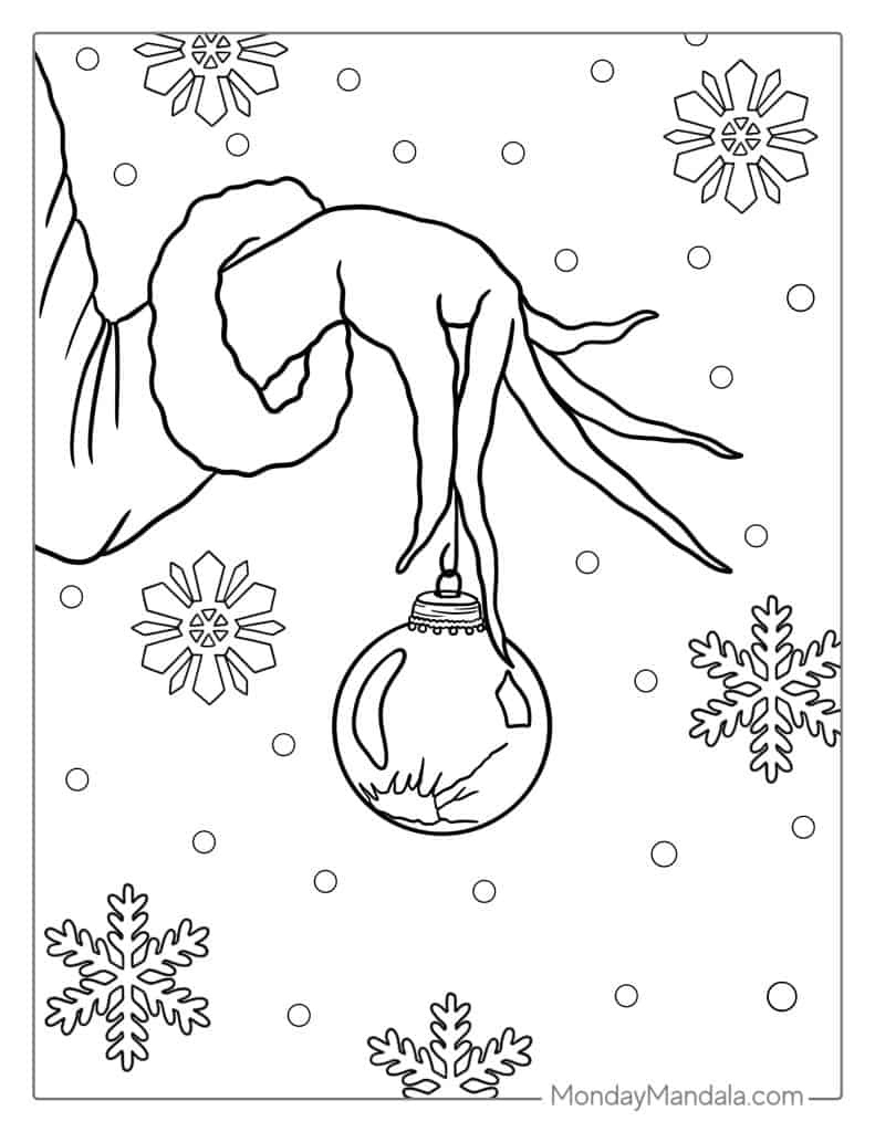 51 Grinch Coloring Pages (Free Pdf Printables) pertaining to Free Printable Grinch Worksheets
