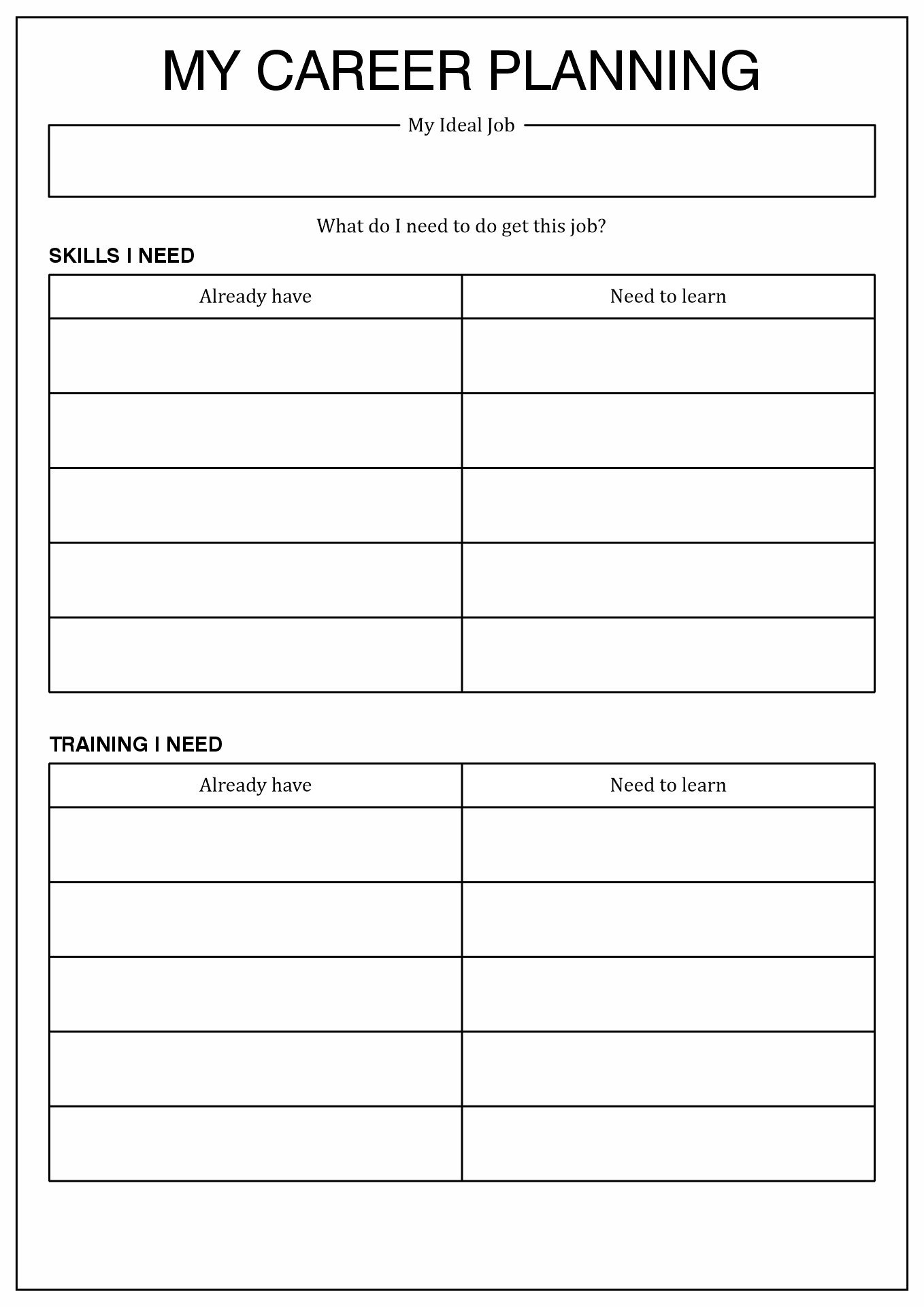 7 Worksheets Middle School Career - Worksheets Library throughout Free Printable Career Worksheets For Middle School