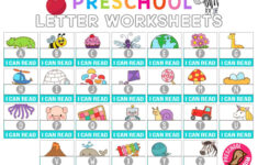 Alphabet Printables - Preschool Mom intended for Free Printable Letter Worksheets For Preschoolers